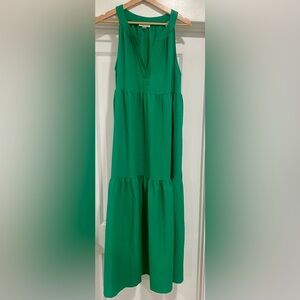Calvin Klein Green Tiered Maxi Skirt for Casual Wear